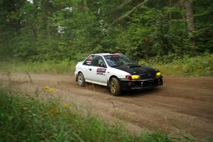 Jack Nelson / Isaac Zink Subaru Impreza on SS6, Thorpe Tower II.