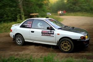 Jack Nelson / Isaac Zink Subaru Impreza on SS6, Thorpe Tower II.