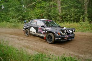 Peter Farrow / Ian Nelson Subaru WRX on SS6, Thorpe Tower II.