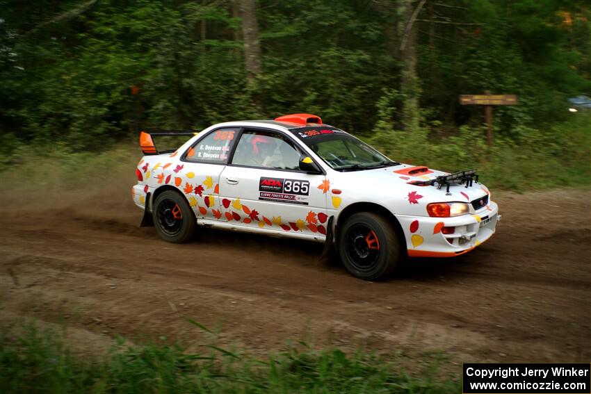 Richard Donovan / Greg Donovan Subaru Impreza on SS6, Thorpe Tower II.