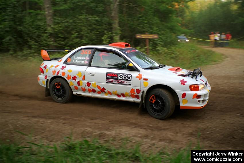 Richard Donovan / Greg Donovan Subaru Impreza on SS6, Thorpe Tower II.