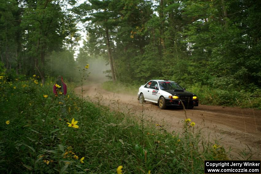 Jack Nelson / Isaac Zink Subaru Impreza on SS6, Thorpe Tower II.