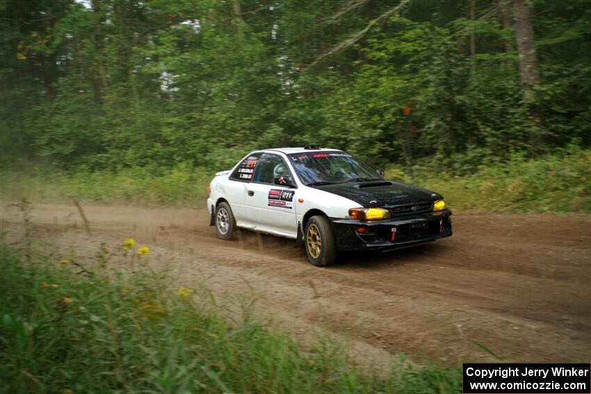 Jack Nelson / Isaac Zink Subaru Impreza on SS6, Thorpe Tower II.