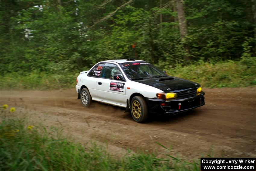 Jack Nelson / Isaac Zink Subaru Impreza on SS6, Thorpe Tower II.