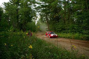 Tyler Witte / Cindi Carlson Mitsubishi Lancer Evo IV on SS6, Thorpe Tower II.