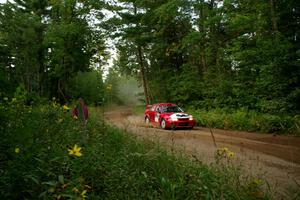 Tyler Witte / Cindi Carlson Mitsubishi Lancer Evo IV on SS6, Thorpe Tower II.