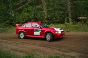 Tyler Witte / Cindi Carlson Mitsubishi Lancer Evo IV on SS6, Thorpe Tower II.