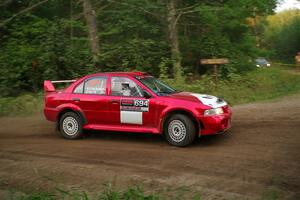 Tyler Witte / Cindi Carlson Mitsubishi Lancer Evo IV on SS6, Thorpe Tower II.