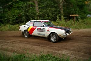 Erich Hopf / Calvin Gehlhausen Dodge Colt on SS6, Thorpe Tower II.