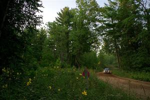 Madelyn Tabor / Sophia McKee Subaru Impreza 2.5RS on SS6, Thorpe Tower II.