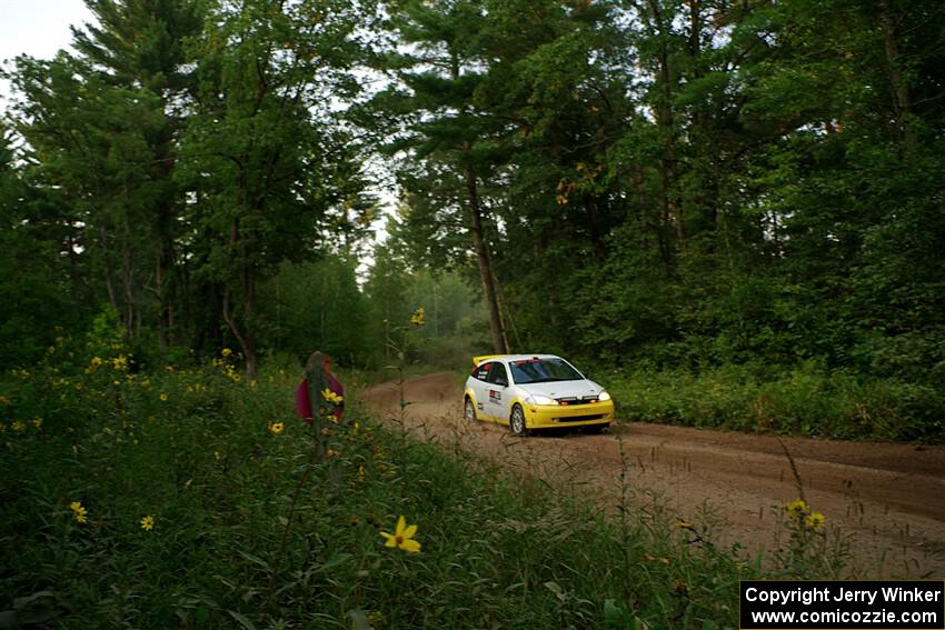 Drake Willis / Jacob Kohler Ford Focus ZX3 on SS6, Thorpe Tower II.