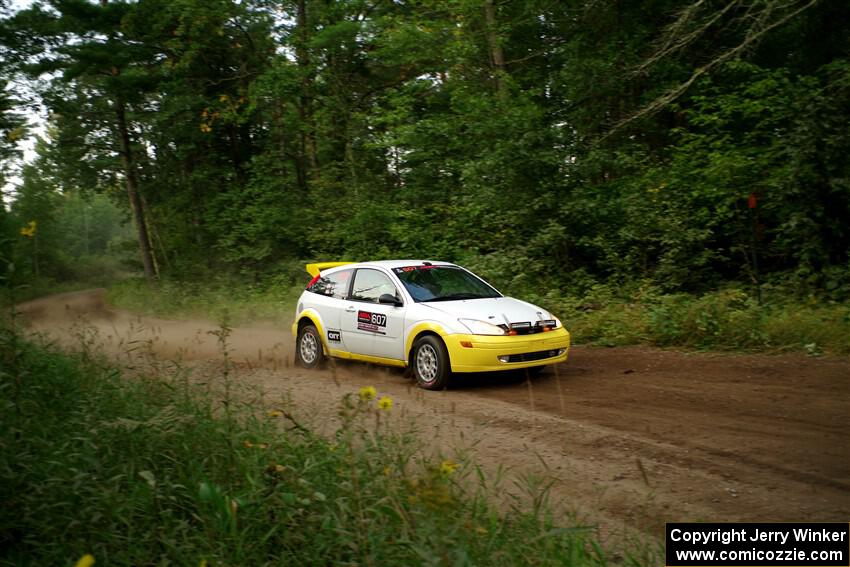 Drake Willis / Jacob Kohler Ford Focus ZX3 on SS6, Thorpe Tower II.