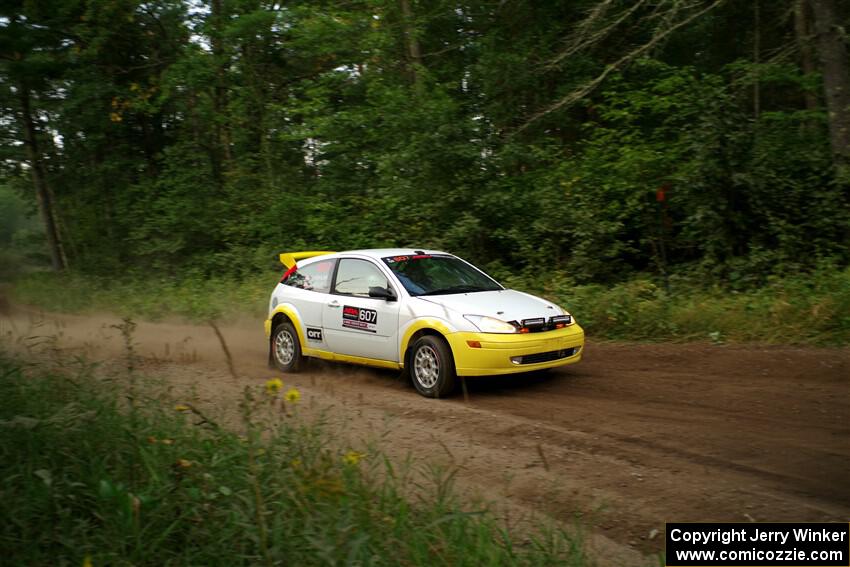 Drake Willis / Jacob Kohler Ford Focus ZX3 on SS6, Thorpe Tower II.