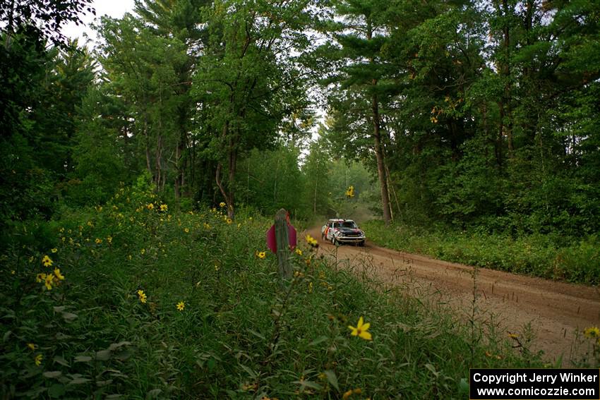 Erich Hopf / Calvin Gehlhausen Dodge Colt on SS6, Thorpe Tower II.