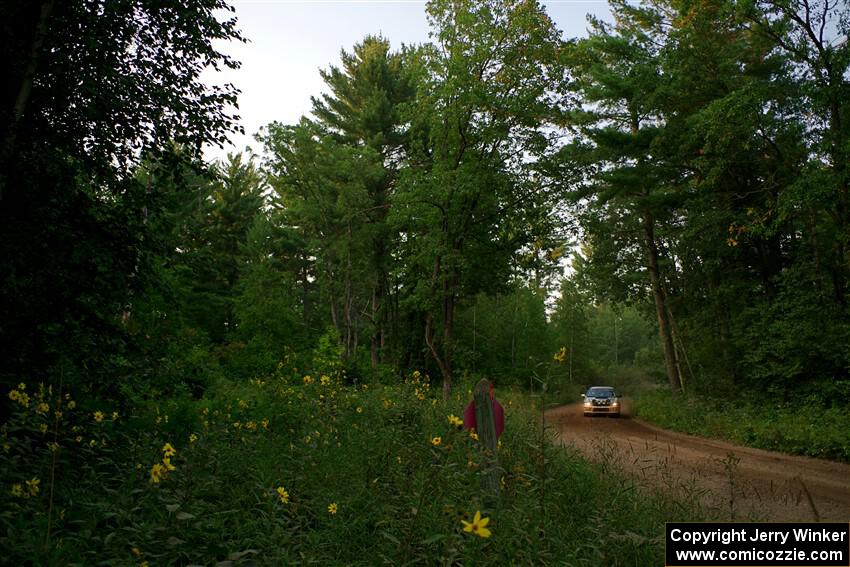 Madelyn Tabor / Sophia McKee Subaru Impreza 2.5RS on SS6, Thorpe Tower II.