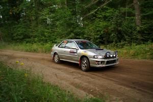 Madelyn Tabor / Sophia McKee Subaru Impreza 2.5RS on SS6, Thorpe Tower II.