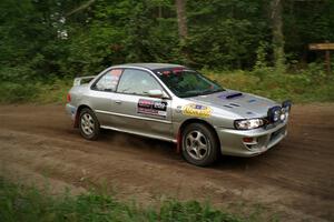 Madelyn Tabor / Sophia McKee Subaru Impreza 2.5RS on SS6, Thorpe Tower II.