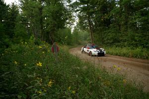 Jason Cook / Maggie Tu Subaru WRX on SS6, Thorpe Tower II.