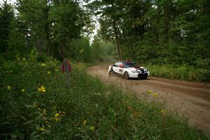 Jason Cook / Maggie Tu Subaru WRX on SS6, Thorpe Tower II.