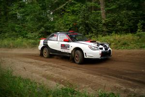 Jason Cook / Maggie Tu Subaru WRX on SS6, Thorpe Tower II.