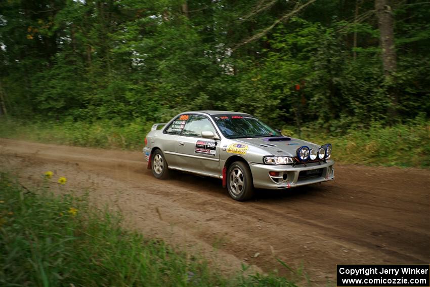 Madelyn Tabor / Sophia McKee Subaru Impreza 2.5RS on SS6, Thorpe Tower II.