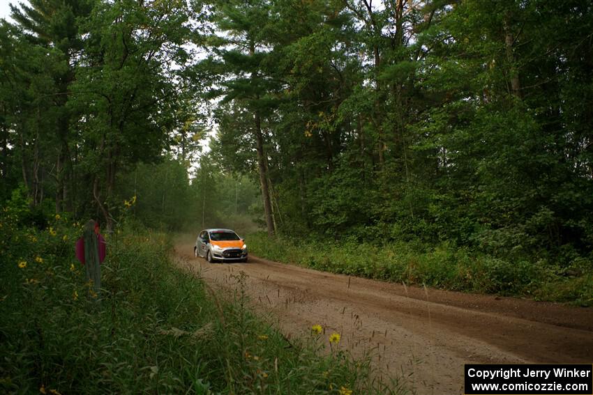 Brent Lucio / Stefan Trajkov Ford Fiesta on SS6, Thorpe Tower II.