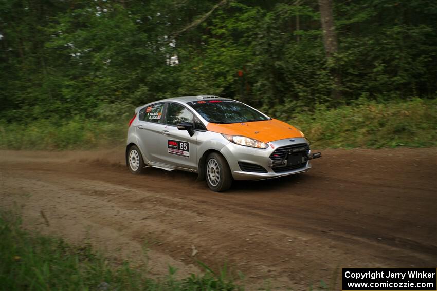 Brent Lucio / Stefan Trajkov Ford Fiesta on SS6, Thorpe Tower II.