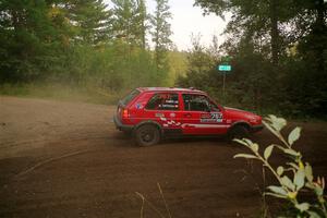 Nino Ortega / Boyd Smith VW GTI on SS6, Thorpe Tower II.