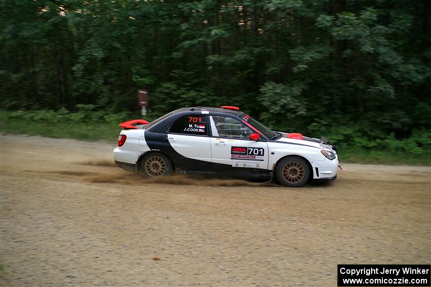 Jason Cook / Maggie Tu Subaru WRX on SS7, Refuge II.