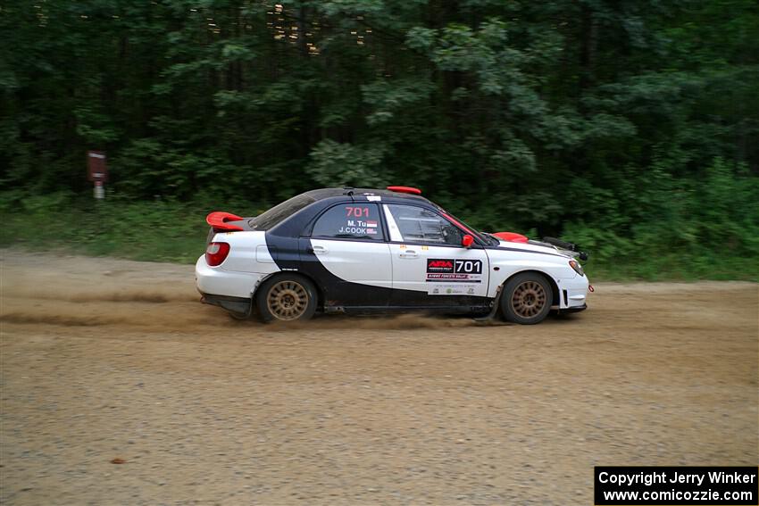 Jason Cook / Maggie Tu Subaru WRX on SS7, Refuge II.