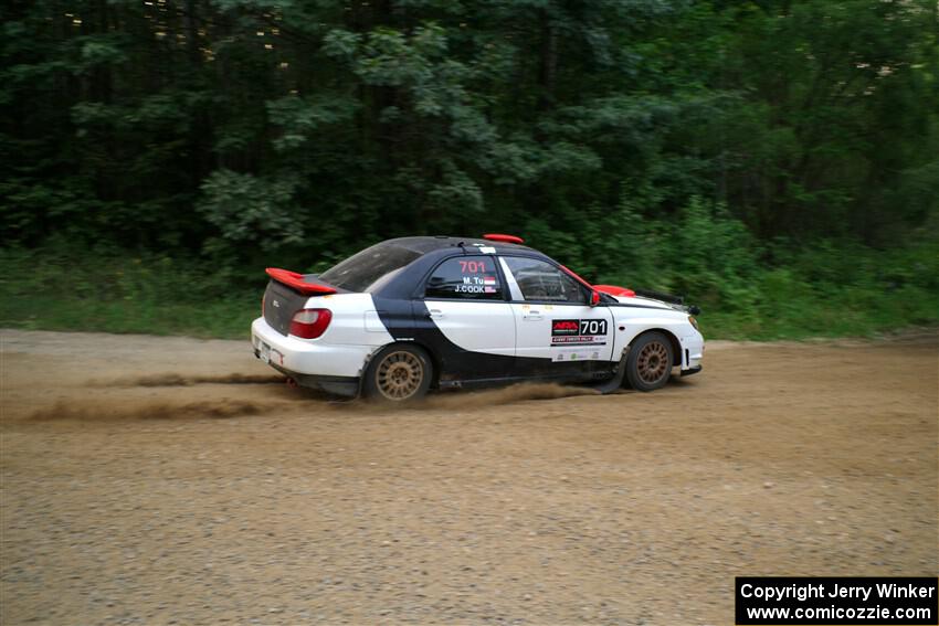 Jason Cook / Maggie Tu Subaru WRX on SS7, Refuge II.