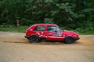 Nino Ortega / Boyd Smith VW GTI on SS7, Refuge II.