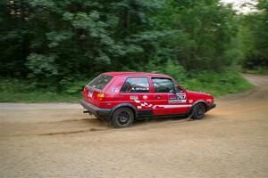 Nino Ortega / Boyd Smith VW GTI on SS7, Refuge II.