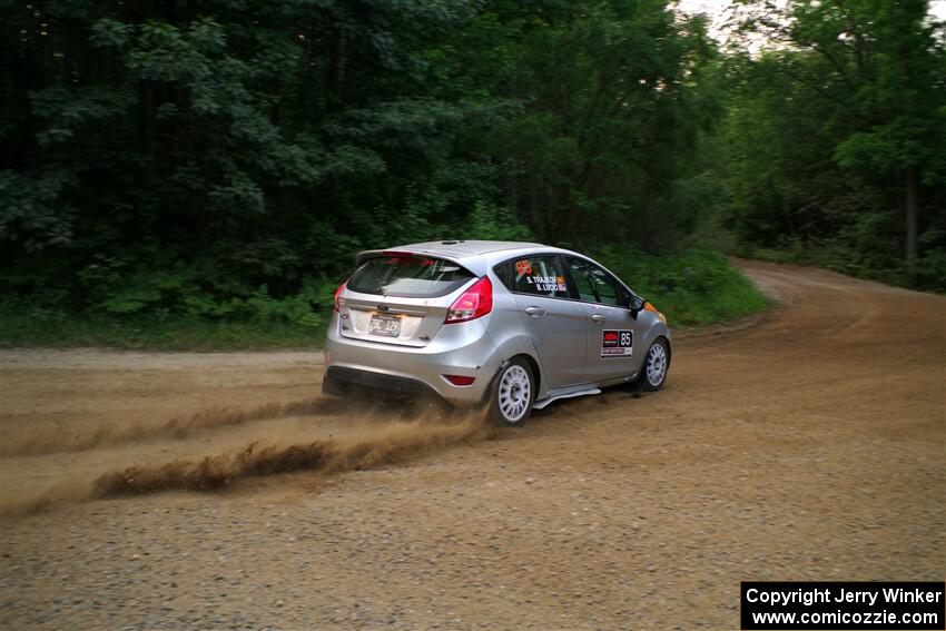 Brent Lucio / Stefan Trajkov Ford Fiesta on SS7, Refuge II.