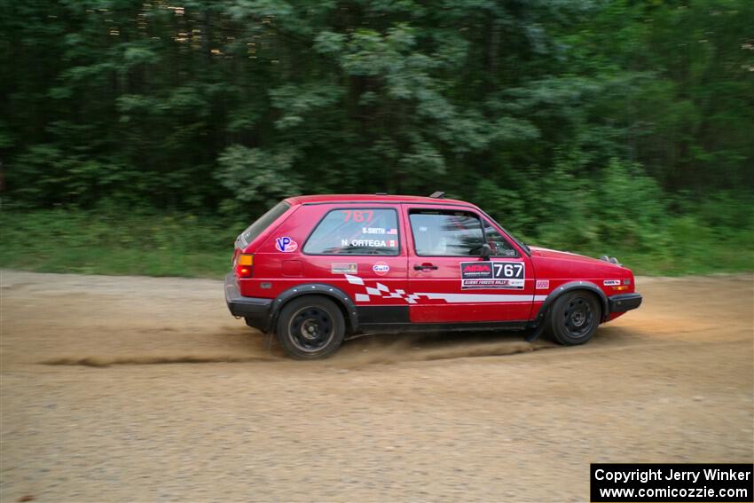 Nino Ortega / Boyd Smith VW GTI on SS7, Refuge II.