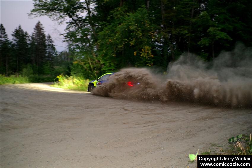 Travis Pastrana / Rhianon Gelsomino Subaru WRX ARA24 on SS9, Steamboat II.