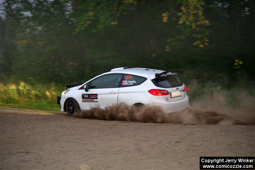 Javier Olivares / K.J. Miller Ford Fiesta Rally3 on SS9, Steamboat II.