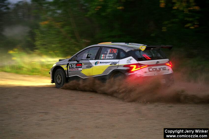 John Coyne / Eoin Treacy Hyundai i20 N Rally2 on SS9, Steamboat II.