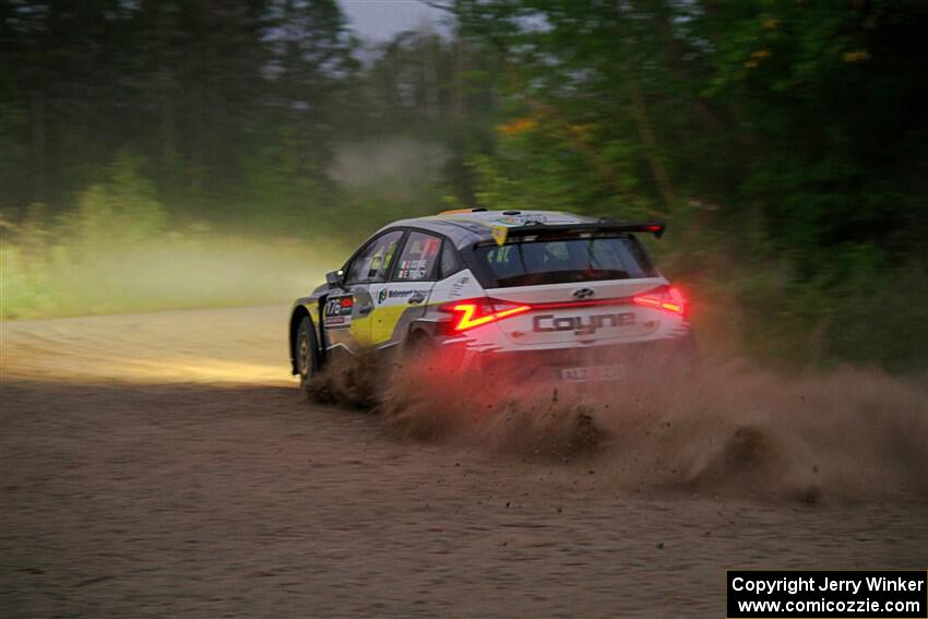 John Coyne / Eoin Treacy Hyundai i20 N Rally2 on SS9, Steamboat II.