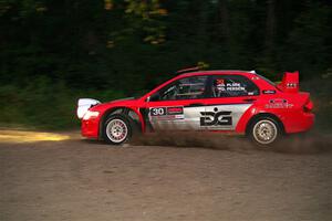 George Plsek / Danny Persein Mitsubishi Lancer WRC on SS9, Steamboat II.