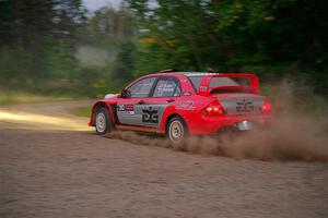 George Plsek / Danny Persein Mitsubishi Lancer WRC on SS9, Steamboat II.