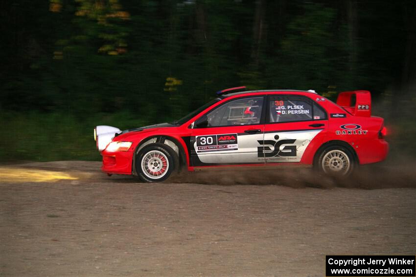 George Plsek / Danny Persein Mitsubishi Lancer WRC on SS9, Steamboat II.