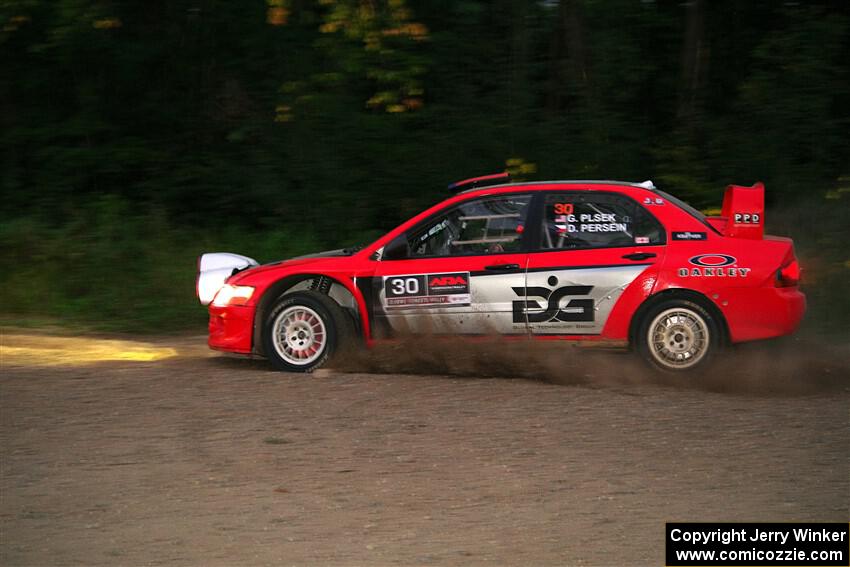 George Plsek / Danny Persein Mitsubishi Lancer WRC on SS9, Steamboat II.