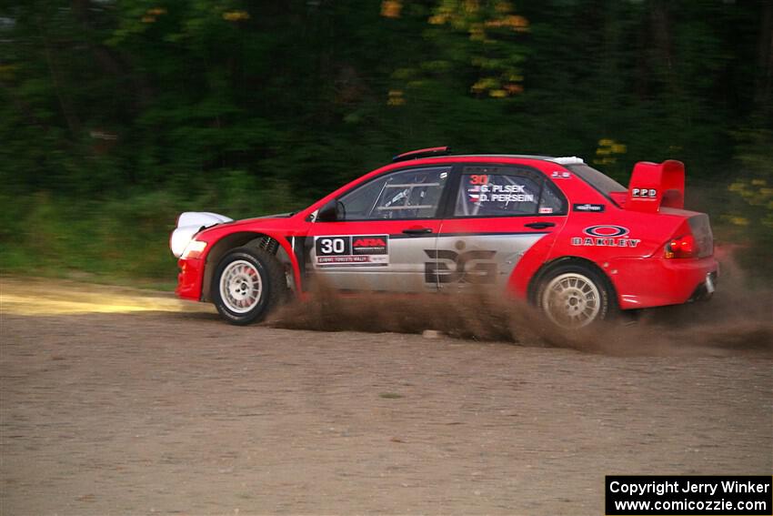 George Plsek / Danny Persein Mitsubishi Lancer WRC on SS9, Steamboat II.