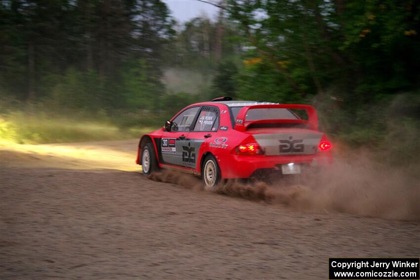 George Plsek / Danny Persein Mitsubishi Lancer WRC on SS9, Steamboat II.