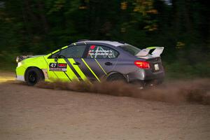 Tim Rooney / Claudia Barbera-Pullen Subaru WRX STi on SS9, Steamboat II.