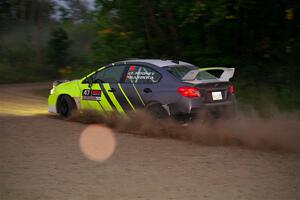 Tim Rooney / Claudia Barbera-Pullen Subaru WRX STi on SS9, Steamboat II.