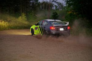 Tim Rooney / Claudia Barbera-Pullen Subaru WRX STi on SS9, Steamboat II.