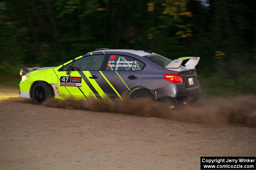 Tim Rooney / Claudia Barbera-Pullen Subaru WRX STi on SS9, Steamboat II.