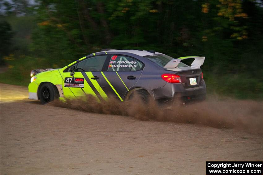 Tim Rooney / Claudia Barbera-Pullen Subaru WRX STi on SS9, Steamboat II.